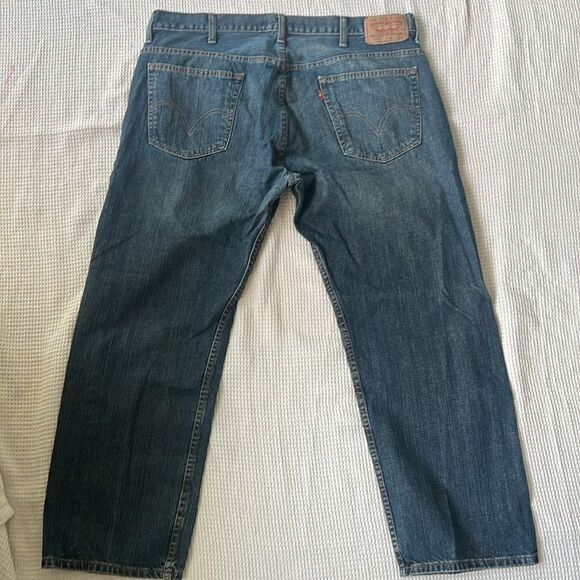 Levi's Men's 569 Straight Fit loose 100% Cotton Jeans sz 38 - Picture 7 of 11
